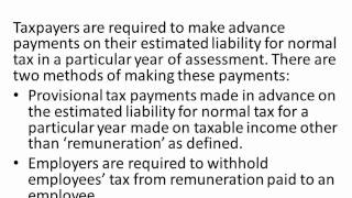 ACCA F6ZAF  8 Employees taxprovisional tax [upl. by Anelrats]