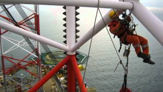 DIRAgroup IRATA rope access offshore industrie Maersk Resolute NDT offshore den helderavi [upl. by Aryad]