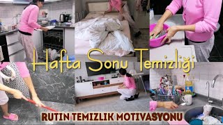 Rutin Temizlik Motivasyonu Haftasonu Temizlik Vlog Ev İşleri temizlikvlog cleaning vlog clean [upl. by Karel]