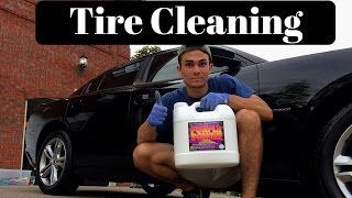 How To Clean Your Car Tires Purple Power Degreaser [upl. by Dulciana]