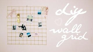 DIY Urban Outfitters Wall Grid Cheap amp easy [upl. by Lamberto440]