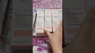 Allure skin brightening cream  rijjaskincare  trending shortvideo viral skincare [upl. by Jacenta]