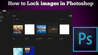 Lock and unlock image in Photoshop [upl. by Emelda]