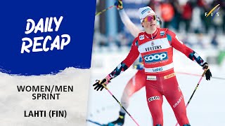 Skistad and Klaebo make it a Norway sprint double  FIS Cross Country World Cup 2324 [upl. by Namurt535]