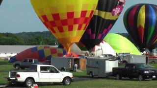 Hot Air Balloon Festival Coshocton 2009 in HD [upl. by Ynaiffit]