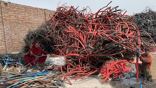 Amazing Process of Aluminum wire Recycling and Making New Electric wire Mass wire Recycling Process [upl. by Leuas925]