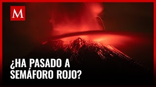 ¿El Popocatépetl ha estado alguna vez en Semáforo Rojo de alerta volcánica [upl. by Essirehs184]