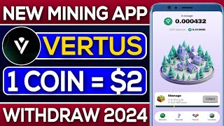 Vertus Foundation New Mining Platform 2024  1 Vert Coin  2  Vertus Same HotCoin  Rizwan Blouch [upl. by Ube]