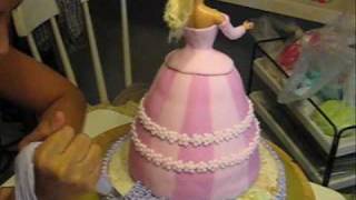 Barbie Princess cake for Batrisya age 6 [upl. by Kristien65]