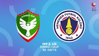 TFF 2 Lig Kırmızı Grup  Amed Sportif Faaliyetler  Menemen Futbol Kulübü [upl. by Novah]