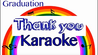 Graduation Song for KidsChildren amp babies  Thank You Karaoke  Learning Graduation by Patty Shukla [upl. by Woo422]