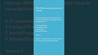 ECG changes  MI quiz question NCLEXRN [upl. by Gunilla]