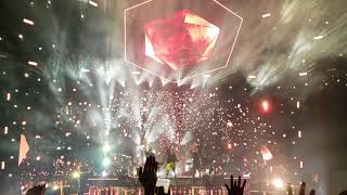 Odesza Red Rocks 2018 Kusanagi Solo Intro How did I get here [upl. by Enitsud]