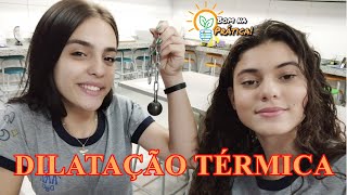 EXPERIMENTO SOBRE DILATAÇÃO TÉRMICA [upl. by Eniaral]