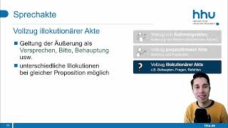 Sprechakttheorie und Sprechaktklassen  Pragmatik [upl. by Conah]