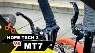 Magura MT7 vs HOPE TECH 3  test hamulców po roku jazdy w street trialu [upl. by Eilrebmik]