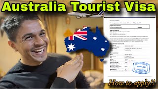 AUSTRALIA TOURIST VISA  How to apply  complete guide [upl. by Connel]