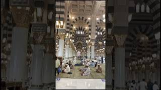 Inside view of Madina mosque shortsfeed islamic saudiarabia click n explore [upl. by Newol]