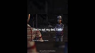 quotYoure not my dad Carlosquot Telltale Twdg Clementine Edit S2 [upl. by Elayor393]