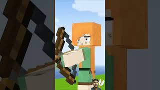 Steve vs herobrine minecraft minecraftanimation [upl. by Ettezus]