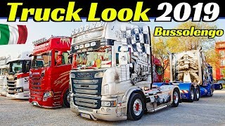 Truck Look 2019 quotLa Finalequot Bussolengo Verona Italy  Custom Trucks Show Camion Decorati [upl. by Aehsila]