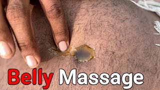 HIGHLY RECOMMENDED ASMR  BELLY BUTTON MASSAGE THERAPY FOR 24HOUR SLEEP [upl. by Ledda]