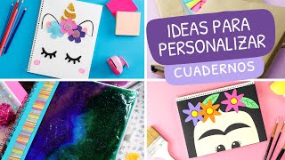 Ideas para personalizar cuadernos [upl. by Tiertza466]