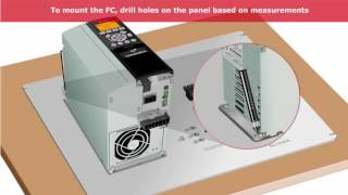 Inverter Danfoss Lesson 01 FC300 IP21  installation and connection [upl. by Andaira616]