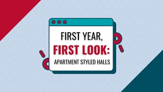 First Year First Look  ApartmentStyle Dorms [upl. by Ativad556]