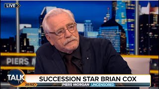 Succession Actor Brian Coxs Inspiring Interview With Piers Morgan  PMU [upl. by Eimmij]