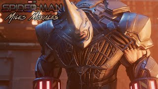 Spiderman vs Rhino EPIC Fight Scene with Peter and Miles [upl. by Larual731]