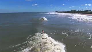 Surfing 🏄 Post Hurricane Ian in Ormond By The Sea [upl. by Lovett848]