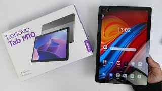 Lenovo Tab M10 3rd Gen Unboxing  HandsOn Design Unbox Set Up new Camera Test [upl. by Rorrys]