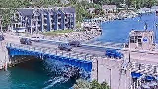 The kids going over the bridge in Charlevoix [upl. by Notsyrb]