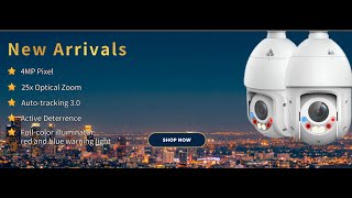 EmpireTech Active Deterrence PTZ Camera PTZ4M25XPV PTZ4K25XPV Guide Video [upl. by Arahahs]