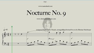 Nocturne No9 Easy Piano Pt 2  Frederic Chopin [upl. by Kosel978]