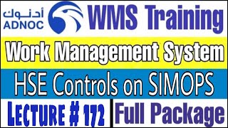 HSE Controls on SIMOPS as per ADNOC WMS  Lecture  172 [upl. by Stroud]