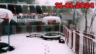 Pindi Point Chair Lift Murree 2024  murree chairlift in heavy snowfall [upl. by Hemphill]