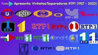 Cronologia 155 Separadores RTP1 1957  2023 [upl. by Eadrahs]