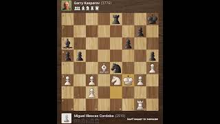 Garry Kasparov vs Miguel Illescas Cordoba • World Cup 1989 [upl. by Nickolas872]