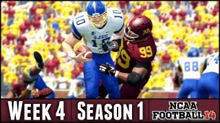 NCAA Football 14 Dynasty  Week 4 vs San Jose State Season 1 [upl. by Azaria]