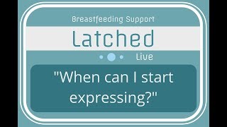 Breastfeeding  When can I start expressing breast milk [upl. by Okimat]