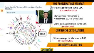 M Macron vatil terminer son mandat  des transits planétaires de son thème natal disent non [upl. by Nahtanaoj]