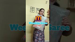 Meesho Saree meeshosareehaul shortfeed shorts ytshorts saree meesho [upl. by Annwahsal979]