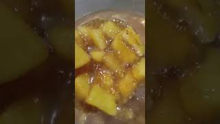 Super easy and yummy Sweeten banana with sago recipe desserts short [upl. by Knah360]