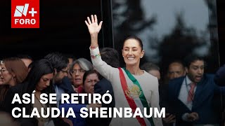 Sheinbaum se retira de la Cámara de Diputados después de tomar posesión  Las Noticias [upl. by Obel]