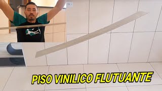 PISO VINILICO FLUTUANTE OU  PISO CLICADO [upl. by Aivatahs]