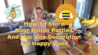 How To Store Your Honey Bee Pollen Patties [upl. by Selinski]