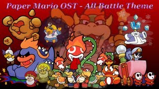 Paper Mario N64 OST  All Battle Themes [upl. by Cordie]