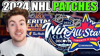 Reviewing The 2024 NHL Heritage Classic Winter Classic And All Star Patches [upl. by Atinej725]